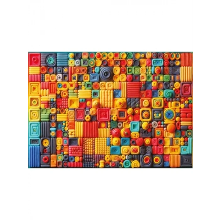 1000 Parça Çılgın Küpler Yapboz