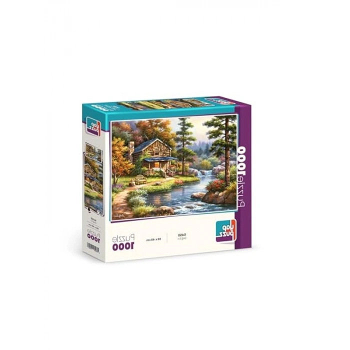 1000 Parça Dağ Evi Puzzle - Eğlenceli ve Zeka Geliştirici Oyun