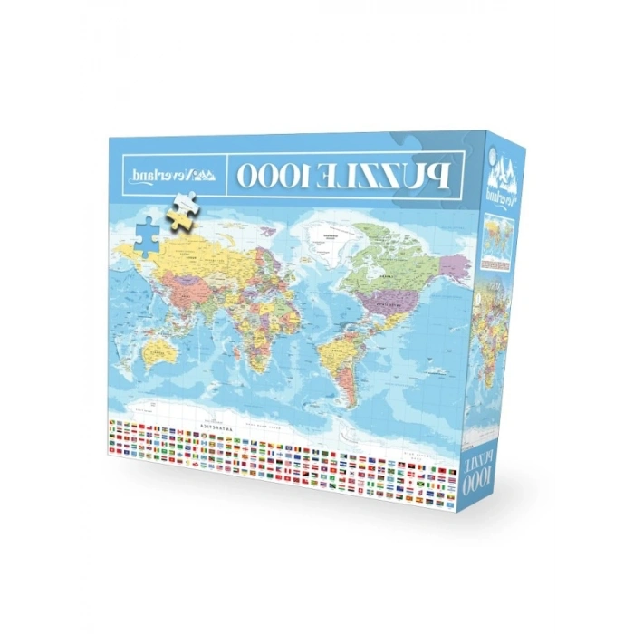1000 Parça Dünya Haritası Puzzle