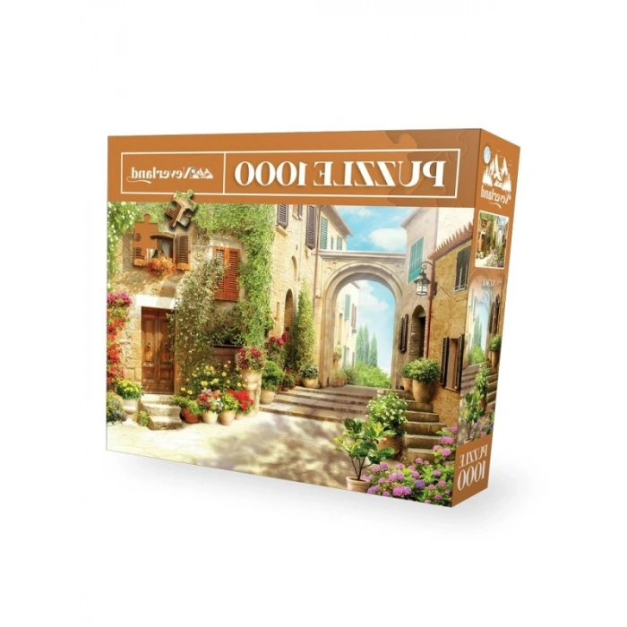 1000 Parça Eğlenceli Eski Sokak Puzzle Seti