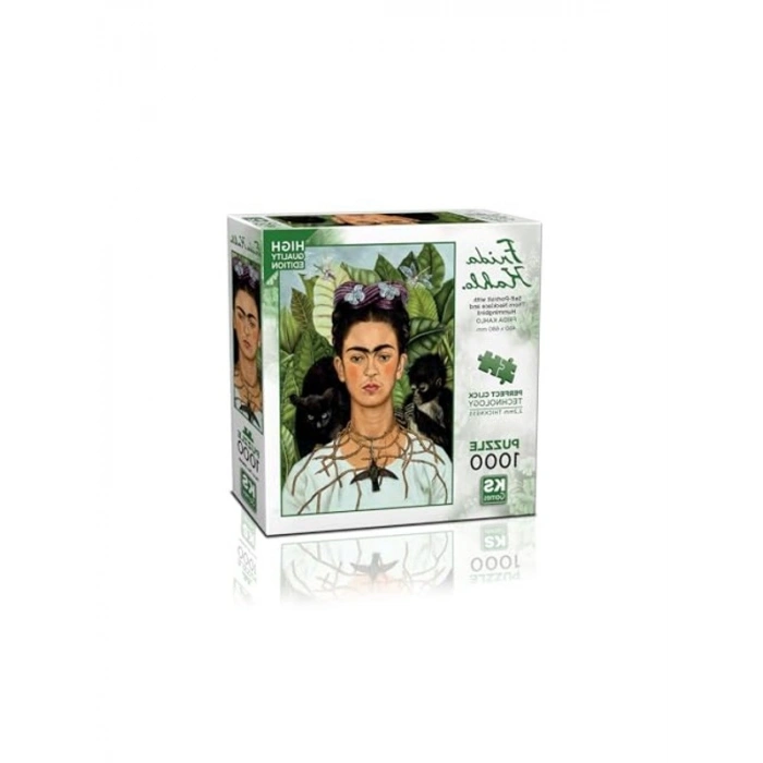 1000 Parça Frida Kahlo Temalı Puzzle, Kendi Portresi Tasarımı