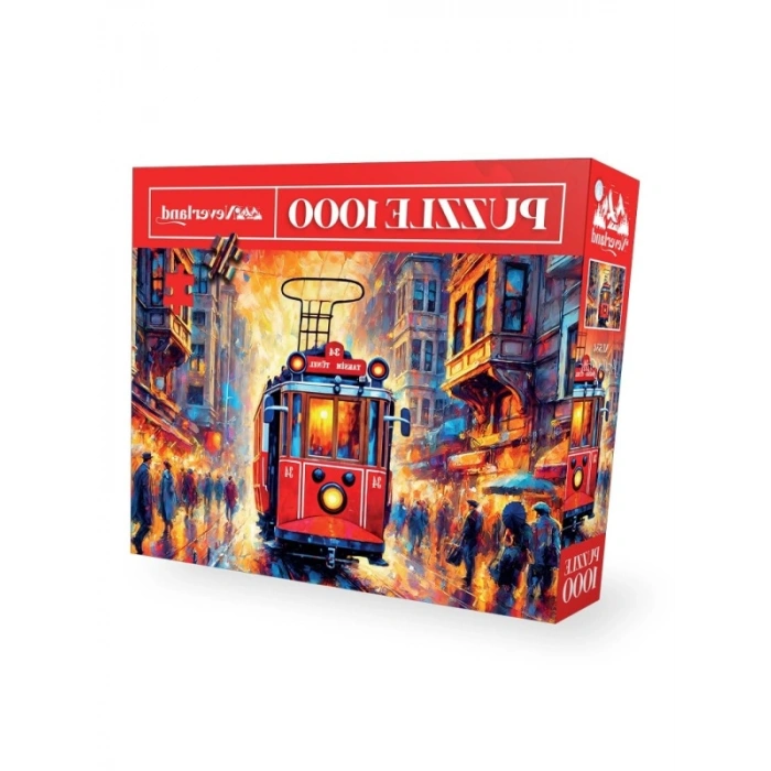 1000 Parça İstiklal Caddesi Manzaralı Puzzle
