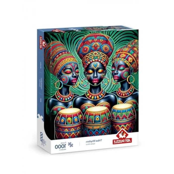 1000 Parça Kabile Ritmi Puzzle - Yüksek Zorluk Seviyesi