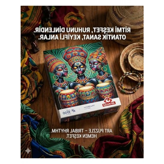 1000 Parça Kabile Ritmi Puzzle - Yüksek Zorluk Seviyesi