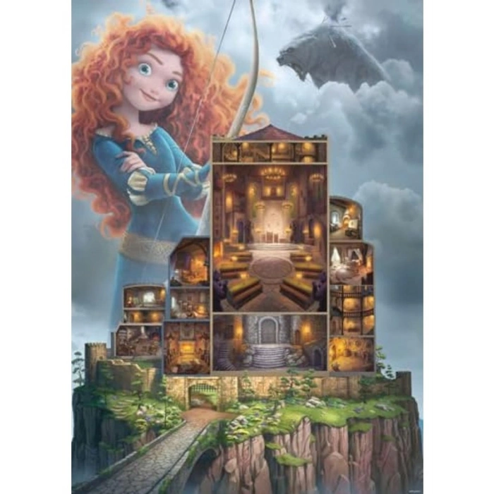1000 Parça Merida Şato Puzzle, Eğlenceli Yapboz