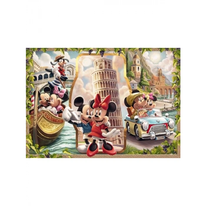 1000 Parça Mickey Minnie Temalı Yetişkin Puzzle