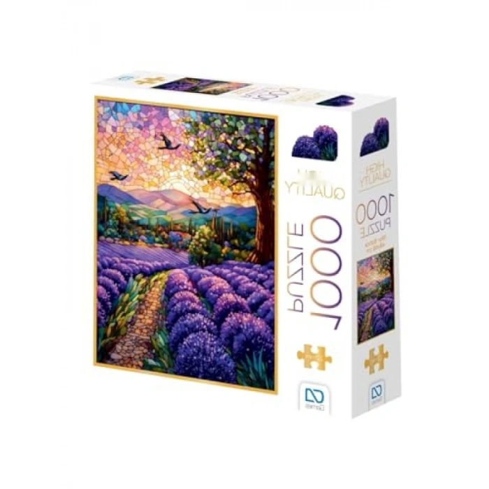 1000 Parça Mor Bahçe Puzzle - Profesyonel Hobi Yapboz