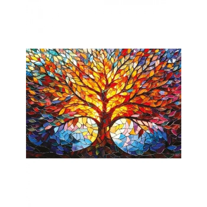 1000 Parça Mozaik Hayat Ağacı Puzzle