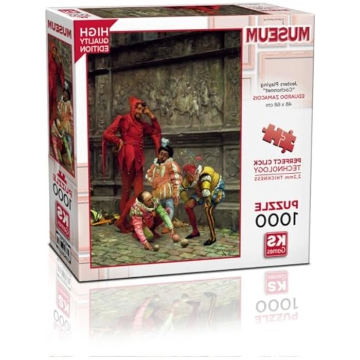 1000 Parça Müze Temalı Eğlenceli Puzzle Seti