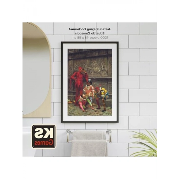 1000 Parça Müze Temalı Eğlenceli Puzzle Seti