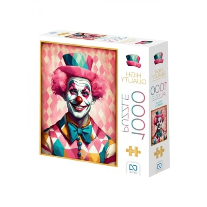 1000 Parça Palyaço Temalı Hobi Puzzle Yapboz