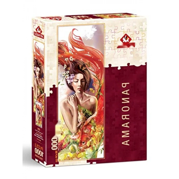 1000 Parça Panorama Puz: Balıklarla Dans Temalı