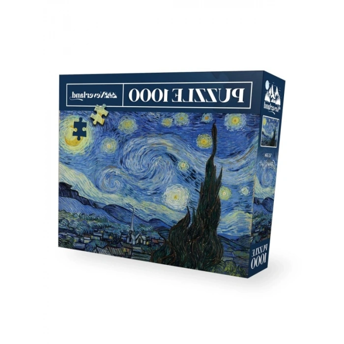 1000 Parça Puzzle - Yıldızlı Gece Temalı Eğlenceli Zihin Egzersizi