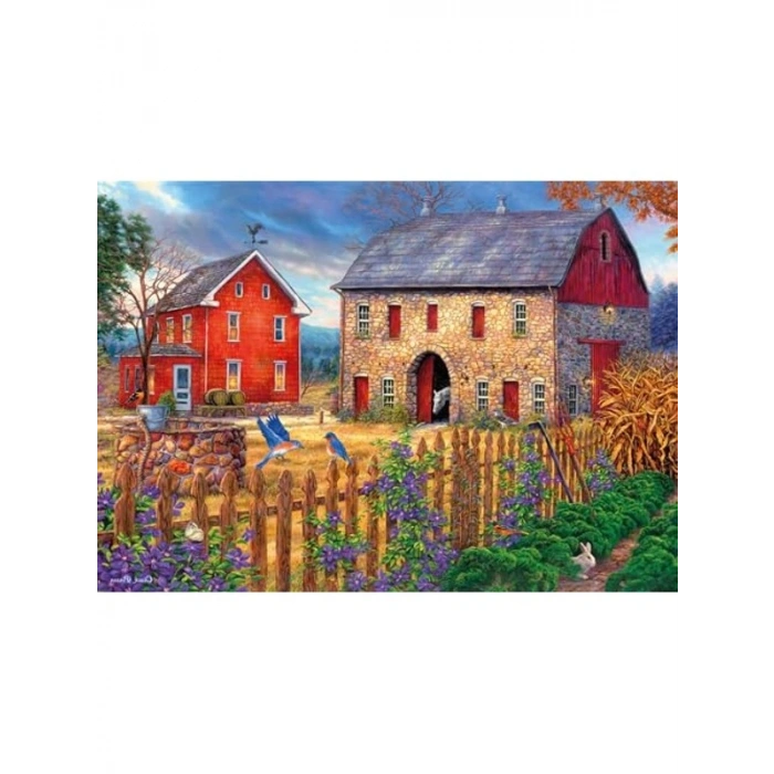1000 Parça Renkli Puzzle, Bluebirds Şarkısı Temalı