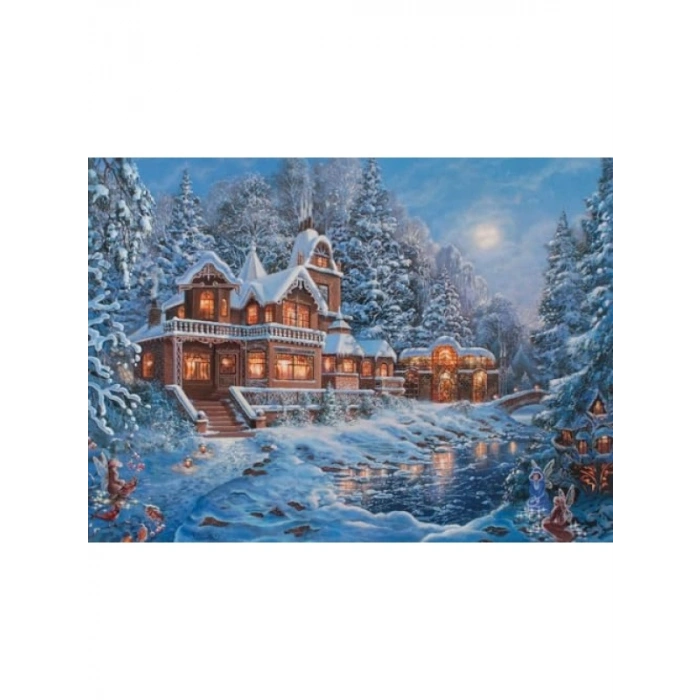 1000 Parça Sihirli Kış Temalı Puzzle