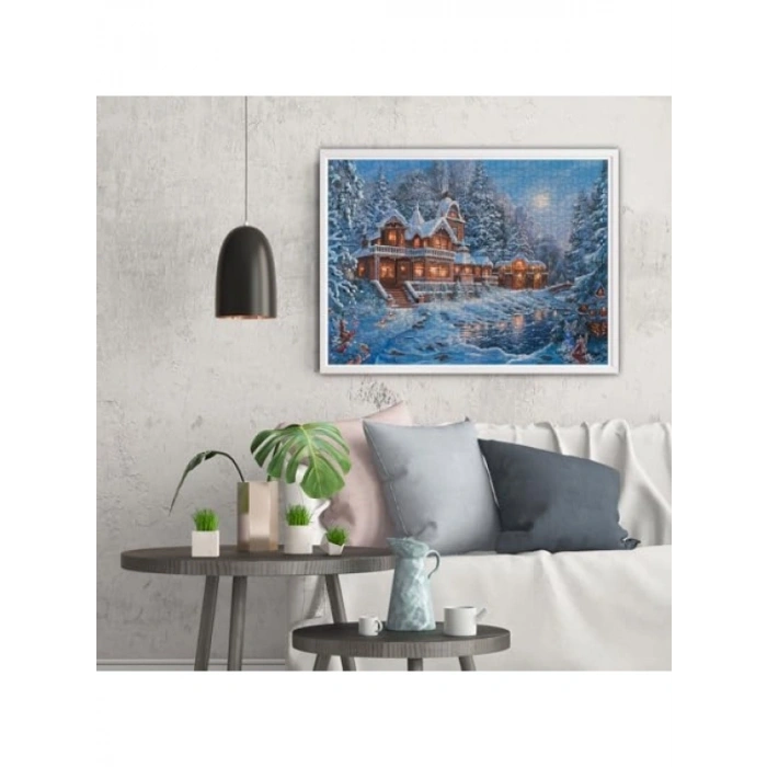 1000 Parça Sihirli Kış Temalı Puzzle