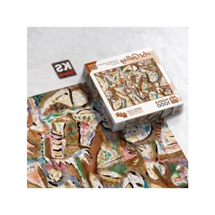 1000 Parça Soyut Kompozisyon Bulmacası