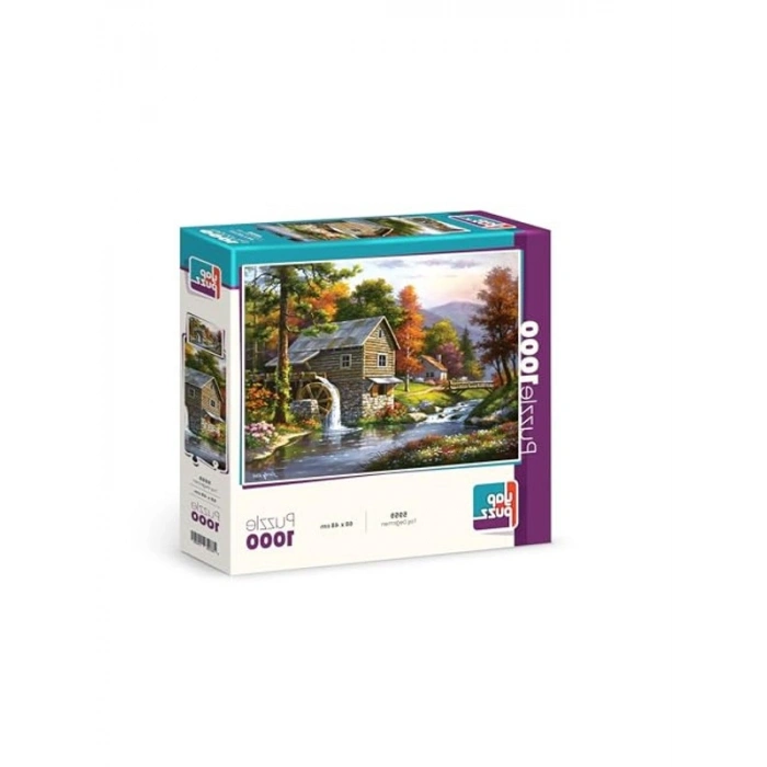 1000 Parça Taş Değirmeni Puzzle ile Zihin Geliştirici