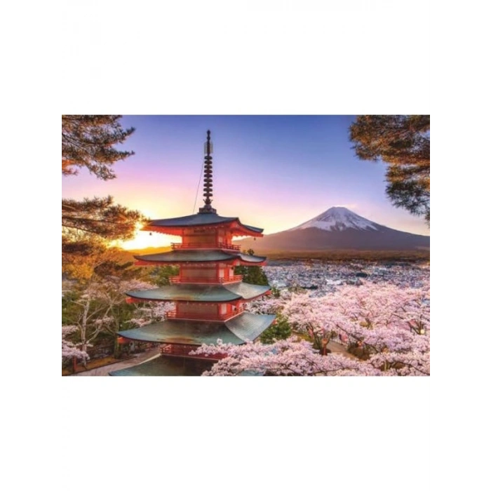 1000 Parçalı Japon Kiraz Ağacı Temalı Puzzle