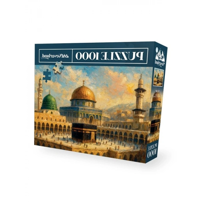 1000 Parçalı Mukaddes Mekanlar Temalı Yapboz