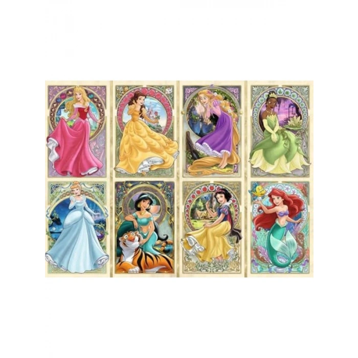 1000 Parçalı Prensesler Temalı Puzzle, Eğlenceli Zihin Gelişimi İçin