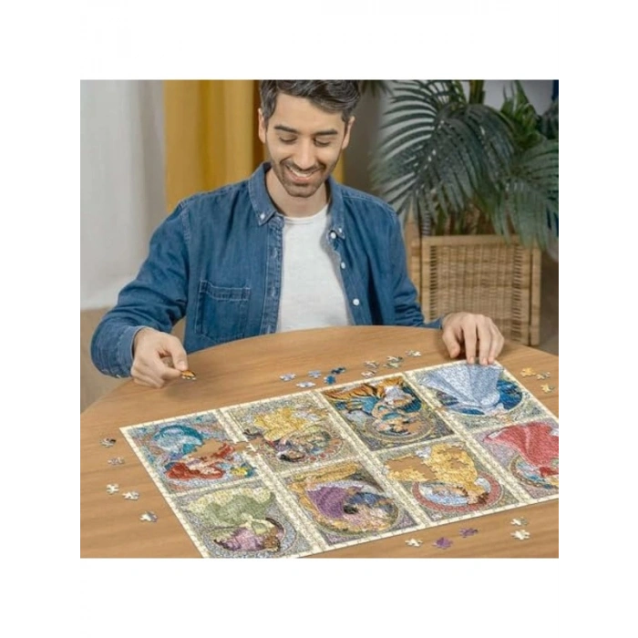 1000 Parçalı Prensesler Temalı Puzzle, Eğlenceli Zihin Gelişimi İçin