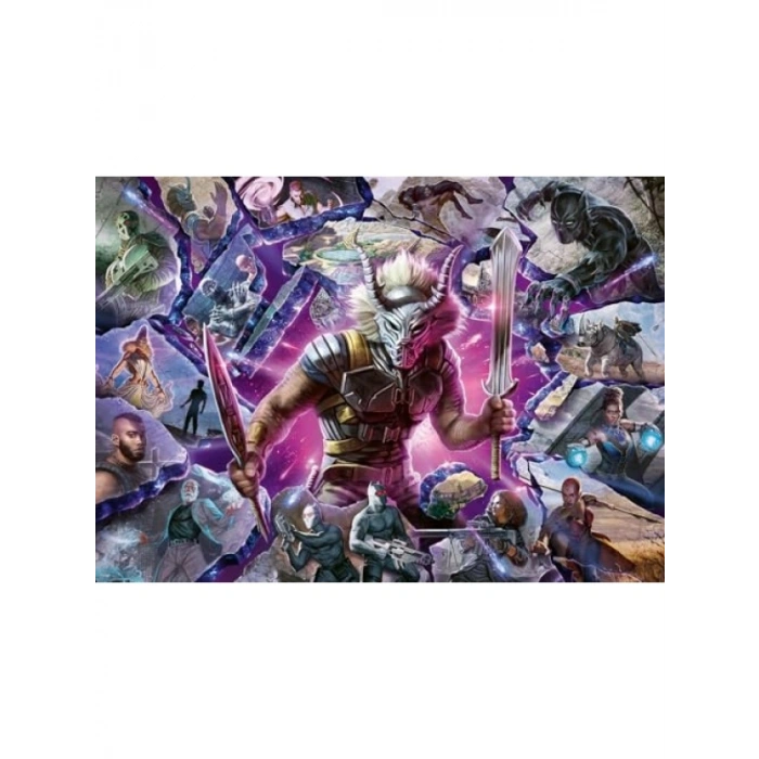 1000 Parçalı Renkli Marvel Kötü Karakterler Puzzle