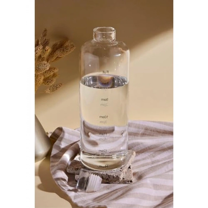 1000ml Kapasiteli Borosilikat Cam Su Şişesi, Matara Olarak Kullanım