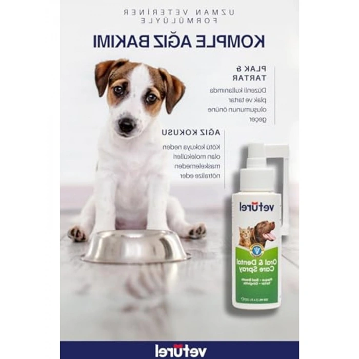 100ml Ağız ve Diş Bakım Spreyi, Kedi ve Köpek İçin