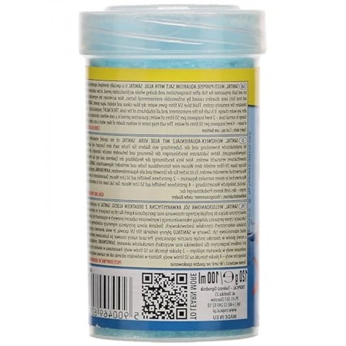100ml Akvaryum Tuzu - Sanital +Alovera ile Su Kalitesini İyileştirir