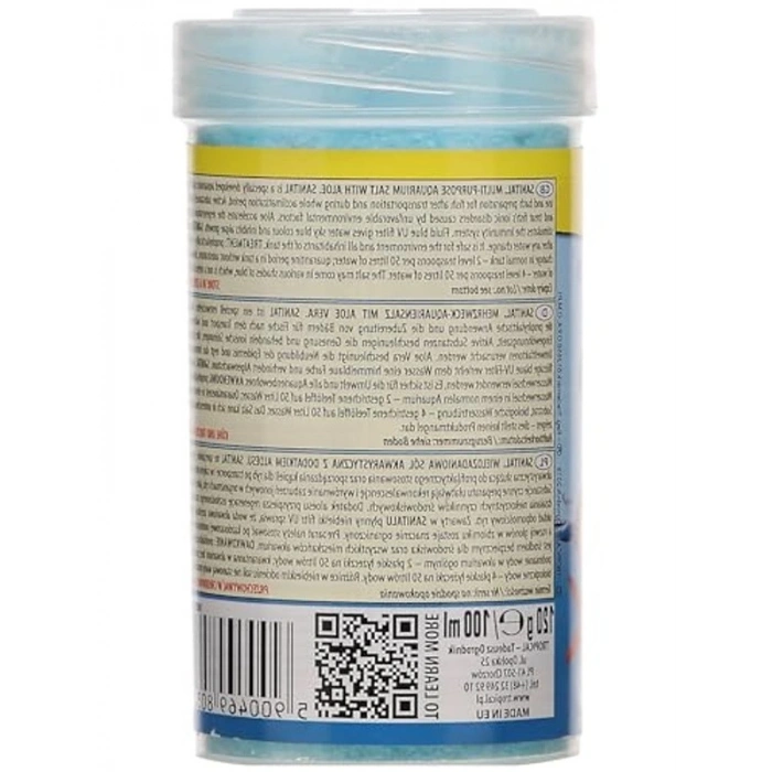 100ml Akvaryum Tuzu - Sanital +Alovera ile Su Kalitesini İyileştirir