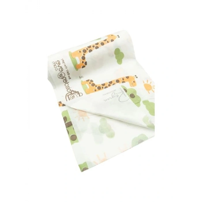 100x120 cm Zürafa Desenli Tek Kullanımlık Piknik Örtüsü