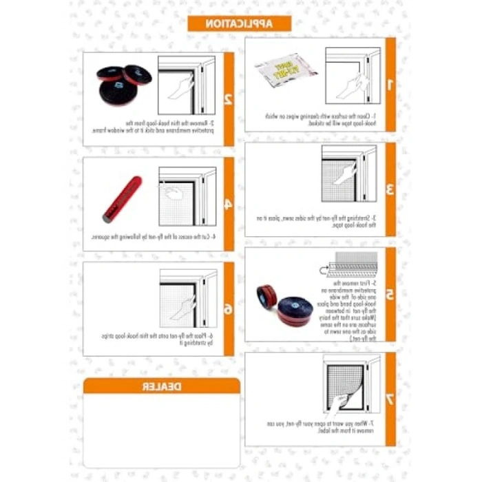 100x220 cm Fransız Balkon Kapı Sinekliği