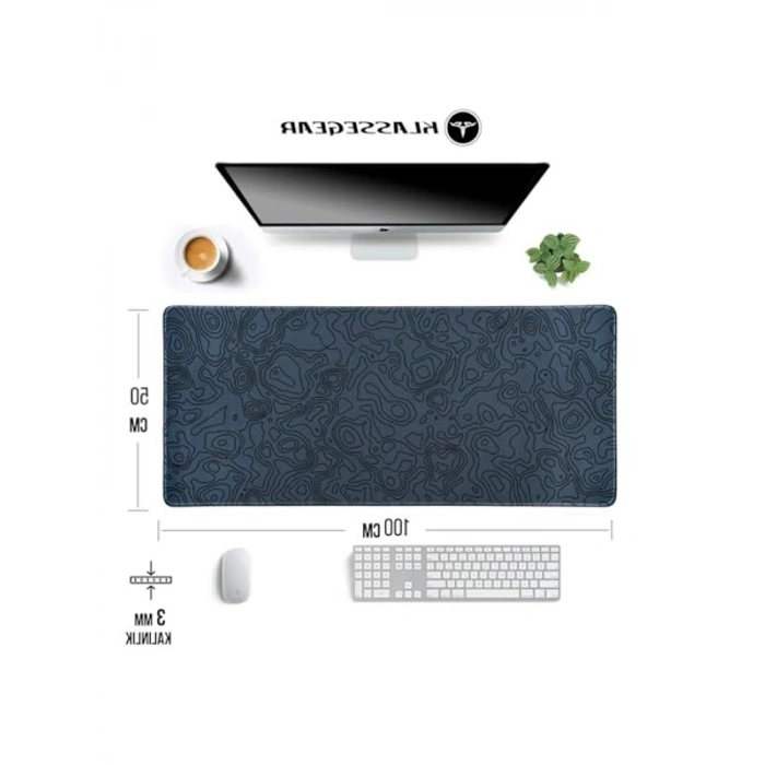 100x50 cm Dikişli Kenar Gaming Mouse Pad, Farklı Renk Seçenekleri