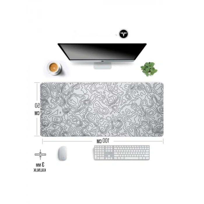 100x50 cm Dikişli Kenar Gaming Mouse Pad - Profesyonel Kullanım İçin