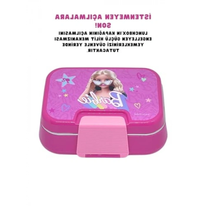 1030ml Kapasiteli İki Bölmeli Paslanmaz Çelik Yemek Kutusu