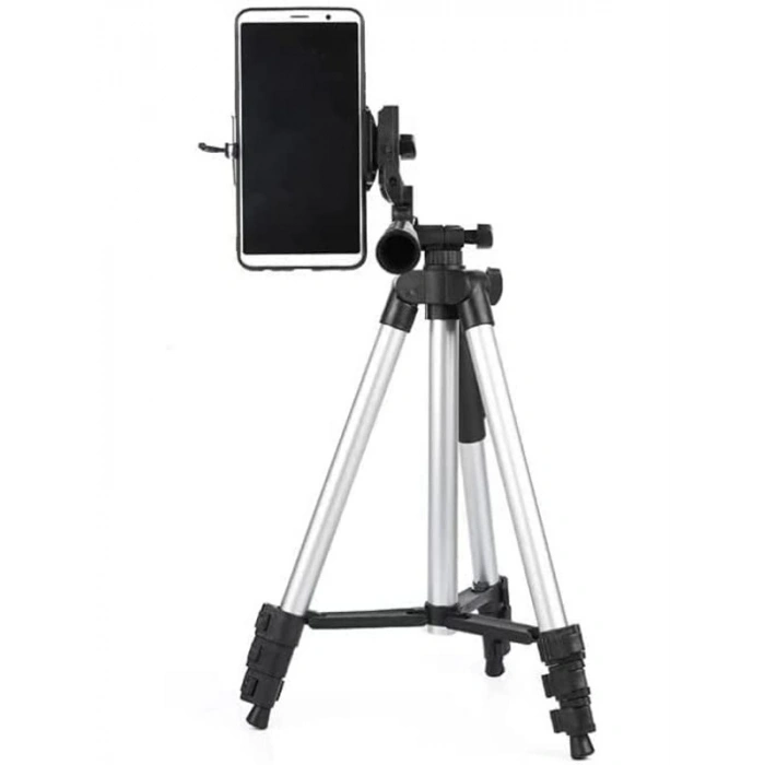 105 cm Uzunlu Telefon ve Kamera Tutucu Tripod Ayak Profesyonel Kullanım