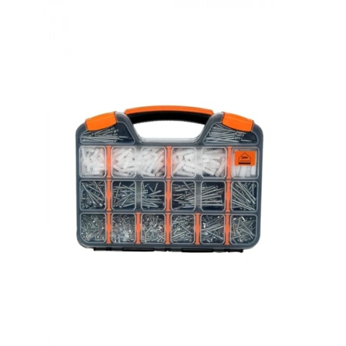 1070 Parça Vida ve Dübel Seti - Takım Çantası