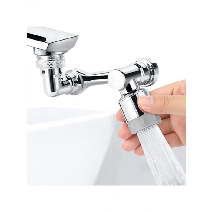 1080 Derece Dönebilen Krom Musluk Uzatma Aparatı