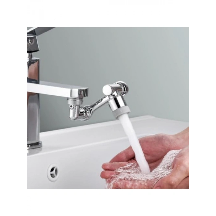 1080 Derece Dönebilen Robotik Kol Musluk Başlığı