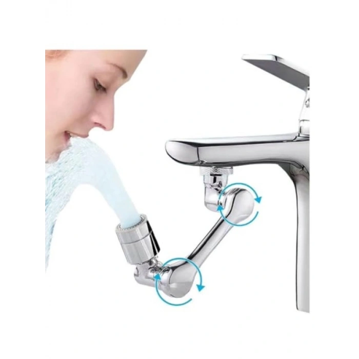 1080 Derece Dönebilen Robotik Kol Musluk Başlığı