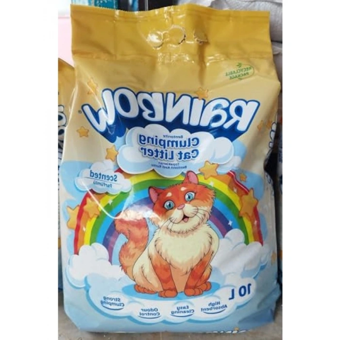 10L Topaklanan Parfümlü Bentonit Kedi Kumu