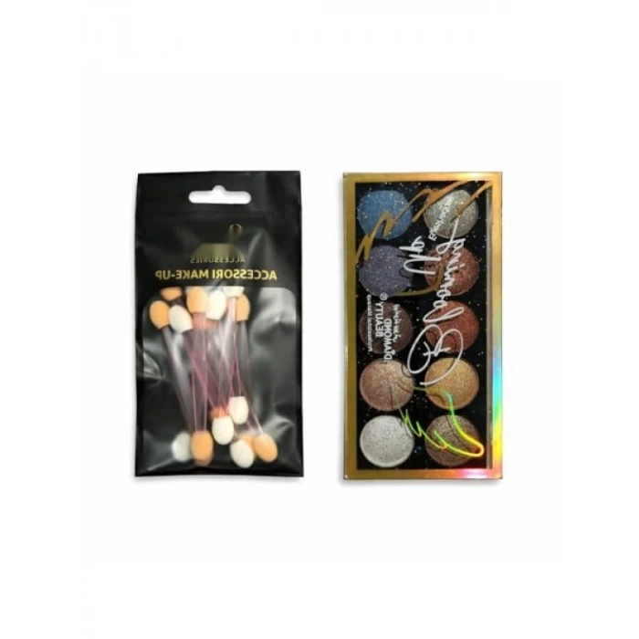 10’lu Göz Farı Paleti ve Aplikatör Seti