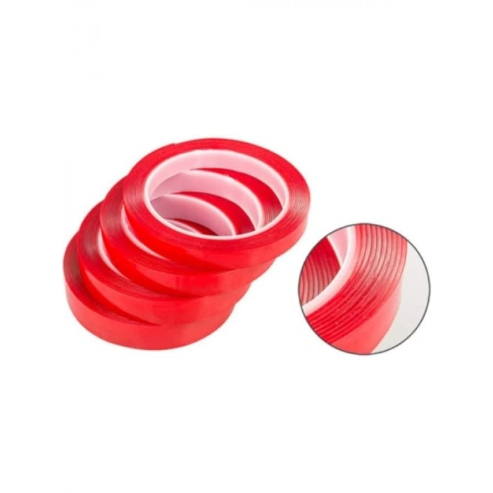 10mm Genişlikte Çift Taraflı Montaj Bandı (5mt)