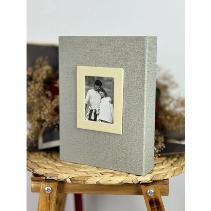 10x15 cm Fotoğraf Kapasiteli Şık Koton Albüm