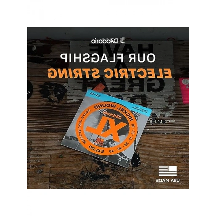 11-52 Kalınlıkta Elektro Gitar Tel Seti, Med Top/Heavy B