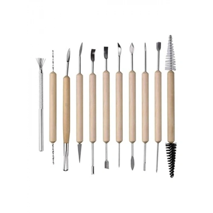 11li Metal Modelaj Seti, Seramik ve Kil Çamuru için