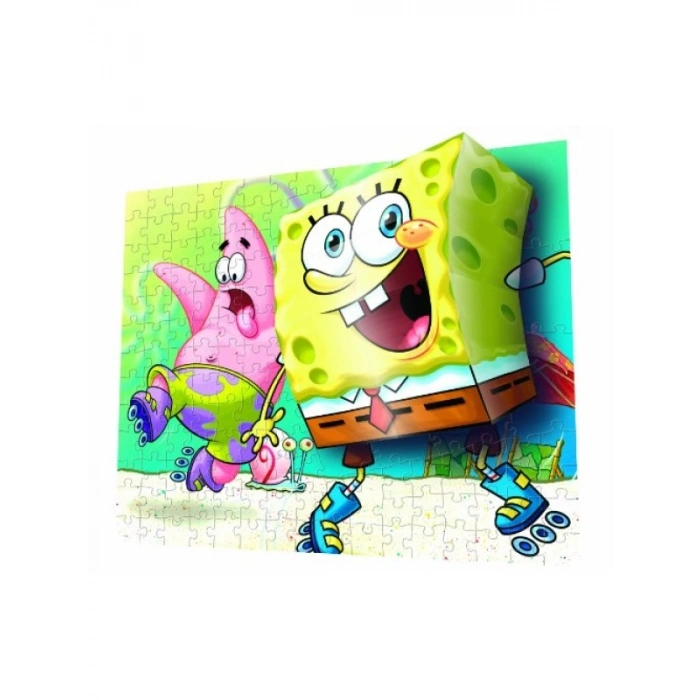 110 Parça 3 Boyutlu Sponge Bob Puzzle