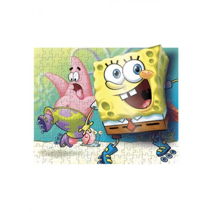 110 Parça 3 Boyutlu Sponge Bob Puzzle