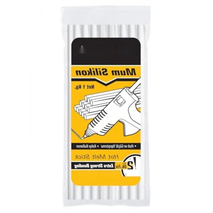 11.2mm Çapında Kalın Silikon Mum Çubukları, 1kg Poşet